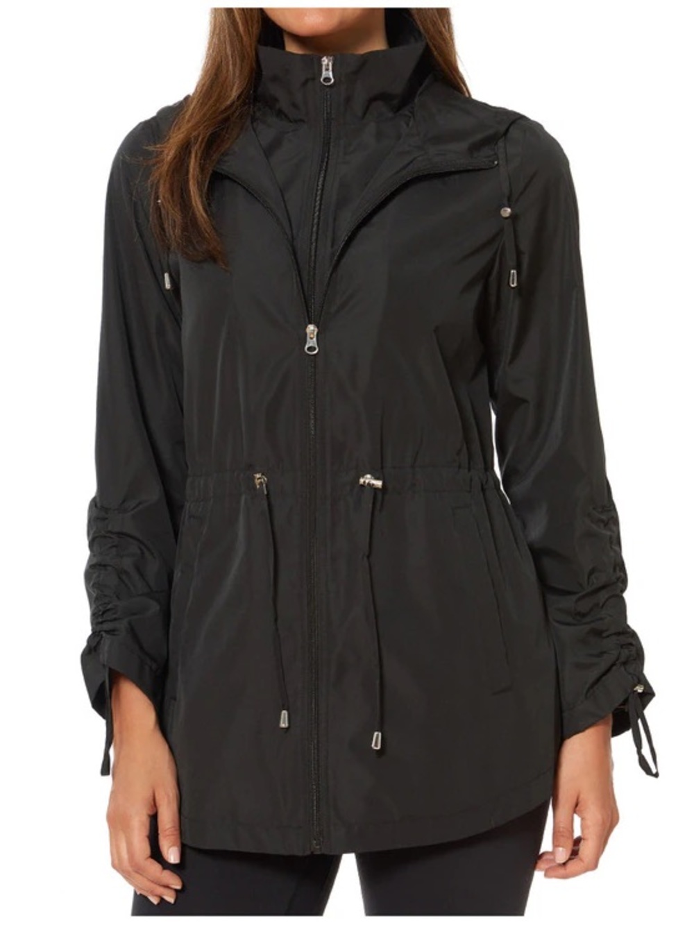 NWT Jones New York Parka in a Pocket Black Size S
